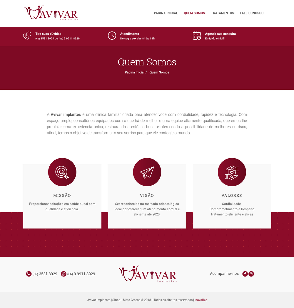 Inovalize - Avivar Implantes