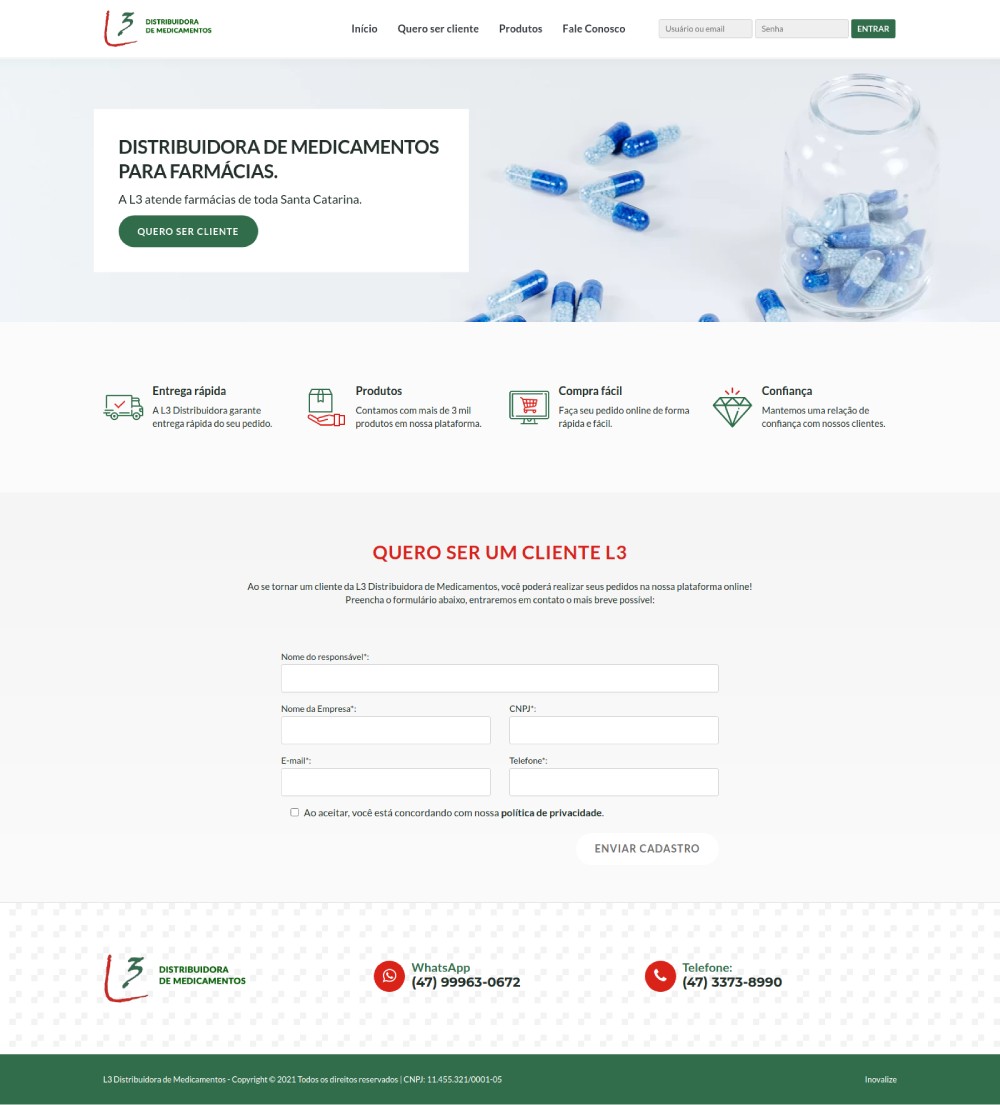 Inovalize - L3 Distribuidora