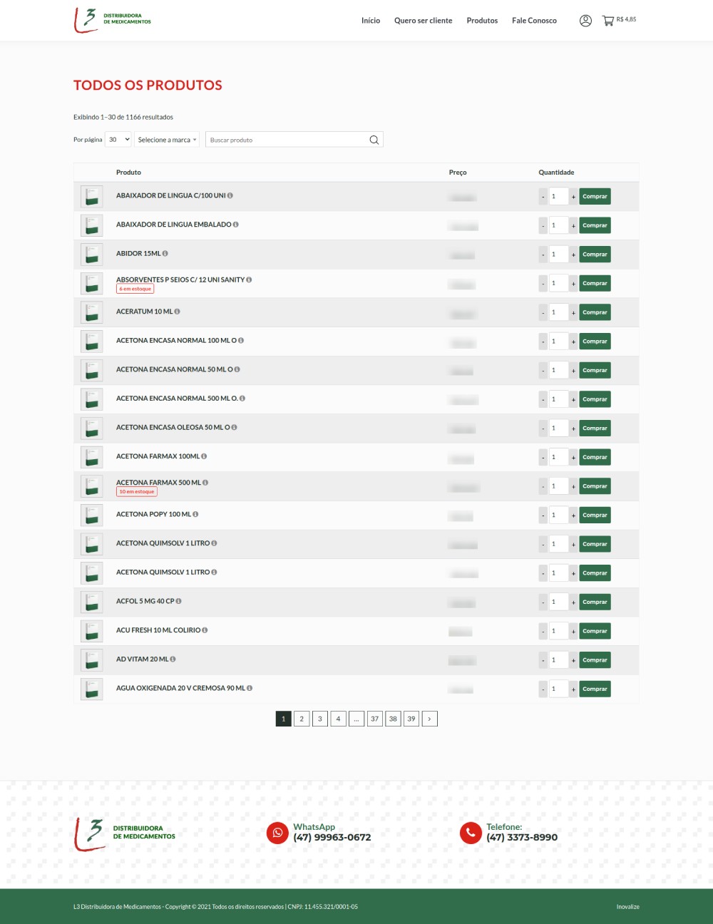 Inovalize - L3 Distribuidora