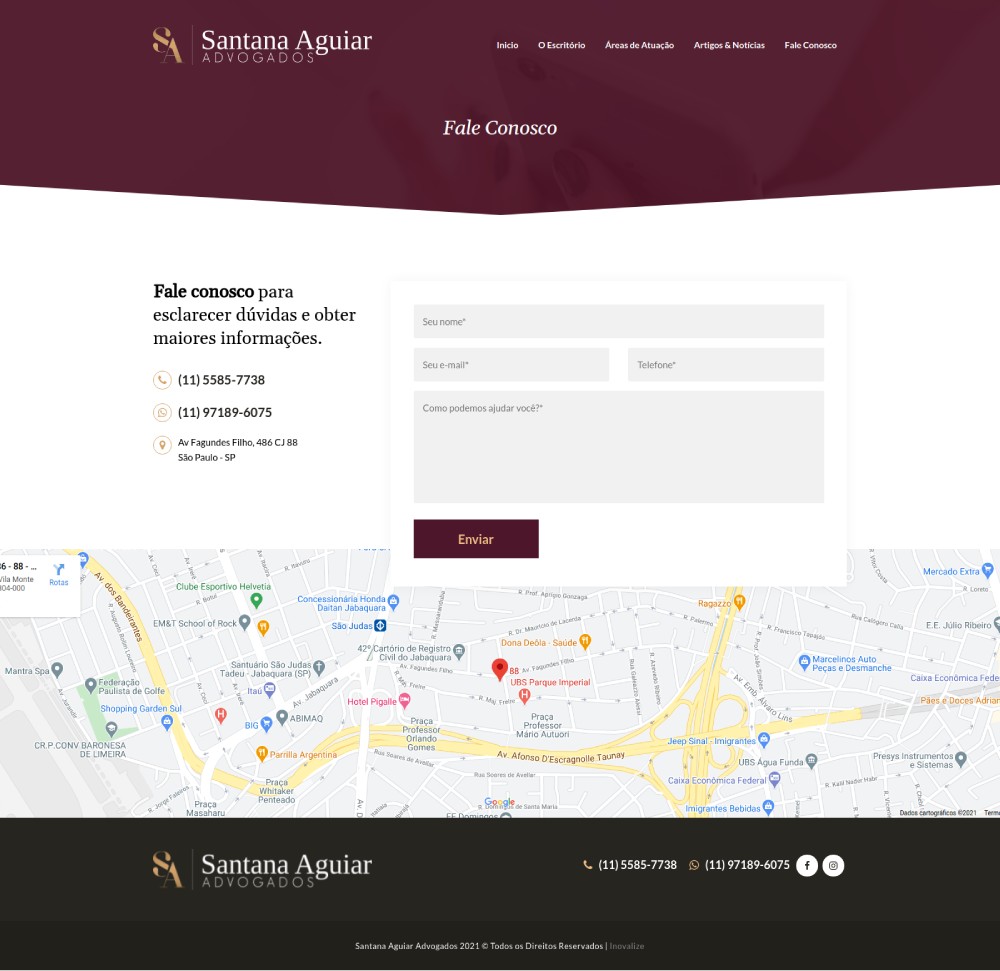 Inovalize - Santana Aguiar Advogados