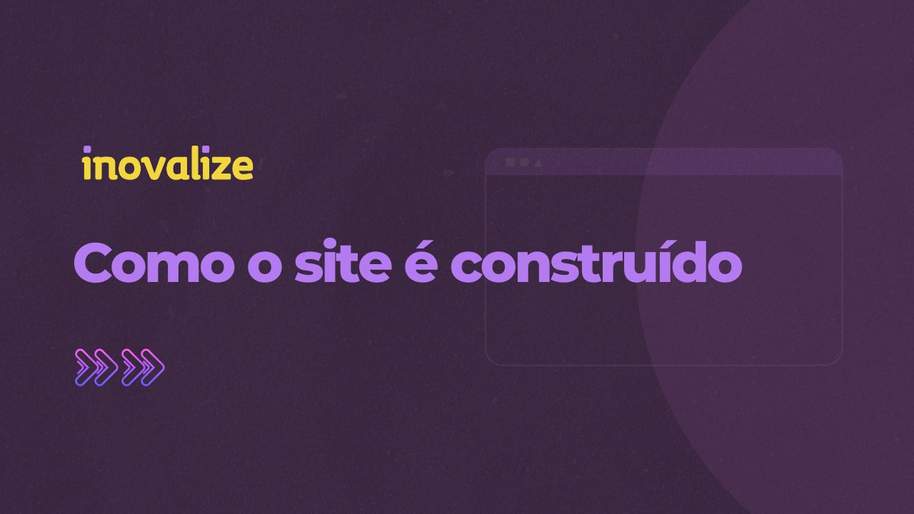 Como o site é construído